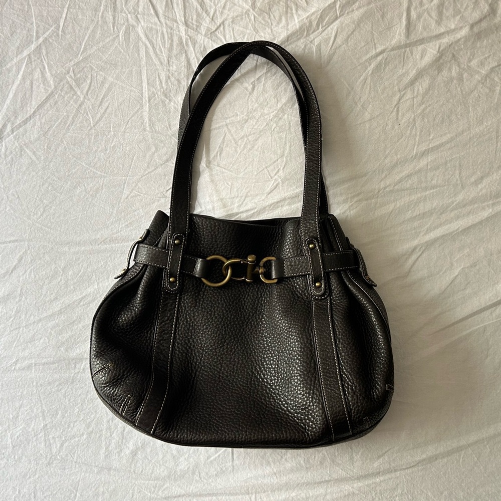 Brown Leather Tote Bag
